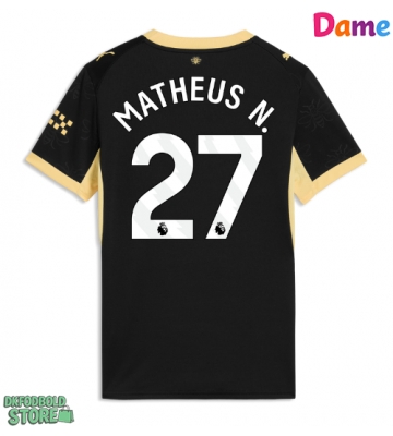 Manchester City Matheus Nunes #27 Replika Udebanetrøje Dame 2026-27 Kortærmet